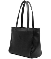 Kožená taška BIG SHOPPER C1 - černá