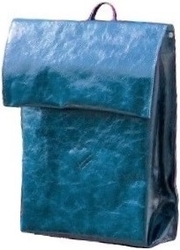 Kožený batoh P 35 - modrý