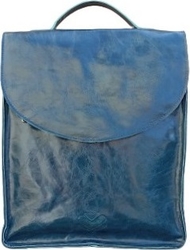 Kožený batoh MZ 35 - mořský modrý