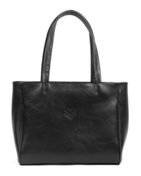 Kožená taška BIG SHOPPER C1 - černá