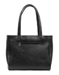 Kožená taška BIG SHOPPER C1 - černá