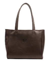 Kožená taška BIG SHOPPER - hnědá
