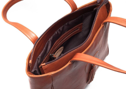 Kožená taška BIG SHOPPER F - rezavá