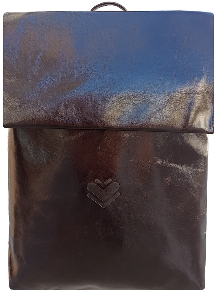 Kožený batoh P 41 - tmavě hnědý